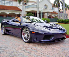 99-05 Ferrari 360 Modena Euro Front Lower Spoiler CF Carbon Fiber Made in USA picture