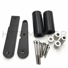 No Cut Frame Slider Crash Protector For Kawasaki Ninja 650 EX650 650R (09-11)Bla picture