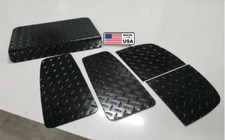 Club Car Golf Cart DS 5 piece kit Bagwell fender top access cover **BLACK**  USA picture