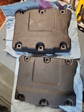 OEM Harley TWIN CAM Touring Softail Dyna Rocker Box Top Covers Textured Black picture