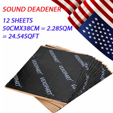 24sqft Car Sound Deadener Mat Proofing Butyl Insulation Material Kill Noise picture