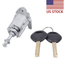 Front Left Door Lock Cylinder 51217035421 With 2 Keys For 2000-2006 BMW X5 E53 picture
