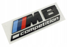 BMW 8 F91 F92 F93 M8 Competition REAR GLOSS BLACK TRUNK BADGE EMBLEM GENUINE NEW picture