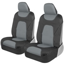 Motor Trend AquaShield Car Seat Covers for Front Seats, Gray - Two-Tone Water... picture