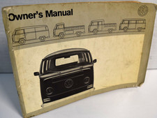 RARE 1971 Volkswagen Truck/Van/Combi/Campmobile/Double Cab Owner's Manual *GOOD* picture