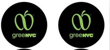 2 NYC GREEN DECAL FOR HYBRID CABS ** NEEDED FOR TLC INSPECTION ** picture