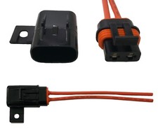 25 Pack ATO ATC Waterproof In-Line Blade Fuse Holder 12 Gauge Tinned Marine picture