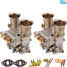 2X Carburetors Twin Choke For 45 DCOE Weber 152 4 Cyl 6 Cyl V8 Engines 19600.060 picture