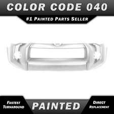 NEW Painted *040 - White* Front Bumper Cover Fascia for 2014-2024 Toyota 4Runner picture