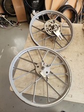 PUCH MOPED SEARS FREESPIRIT  MAGNUM MAXI ETC FRONT AND REAR SNOWFLAKE RIMS  L$$K picture