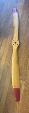Vintage Wood Aircraft Ultralight Propeller 54 X 27- Red Tip - Wooden Prop Rare picture