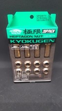 KYO-EI Kics HPF1A-L42 Heptagon Lug Nuts M12 x P1.5 42mm Set of 20 picture