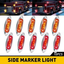 10/50pcs Amber Red LED 4