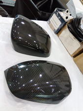 Returned Real Carbon Fiber Rearview Mirror Cover For Dodge Durango SRT 2011-2023 picture