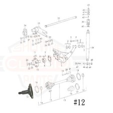 Rear Driveshaft Axle for 1969-1973 69-73 Porsche 911 912  picture