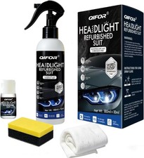 QIFOR Automotive Headlight Restoration kit,Oxidized and yellowed Automotive head picture