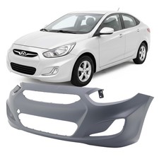 2012-2014 Hyundai Accent Primed Front Bumper Cover HY1000188 865111R000 picture