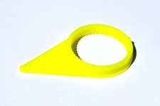 MVP 100 Pack of Fluorescent Yellow Loose Wheel Nut Check Indicator for 33mm Lugs picture