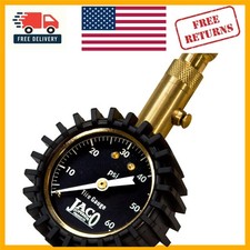 JACO Elite Brass Tire Pressure Gauge - 60 PSI, Mechanic-Recommended Durability picture