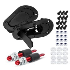 Universal Racing Car Flush Mount Quick Release Hood Latch Pin No Key Locking Kit picture