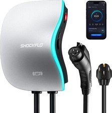ShockFlo S1 Level 2 EV Charger 48A WiFI ~ NEMA 14-50 Plug or Hardwired *5356F1H picture