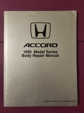 Honda Accord 1990 Model Series Body Repair Manual OEM Factory Paperback Book picture