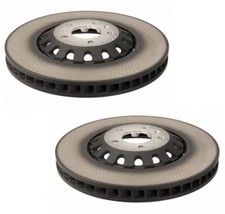 SHW Performance Set of 2 Front 375mm Vented Brake Disc Rotors For A6 A8 Q Q7 Q8 picture