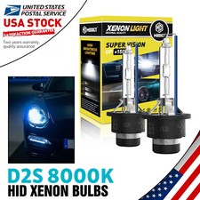 2 X D2S 8000K 3200 LM 85 V Blue HID Xenon Headlight OEM Replacement Bulbs US picture