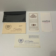 ORIGINAL VTG 1977 CADILLAC ELDORADO DEVILLE BROUGHAM FLEETWOOD OWNERS MANUAL +++ picture