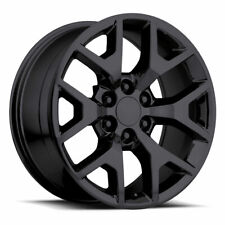 FACTORY REPRODUCTIONS FR 44 GMC Sierra TBSS 20X9 6X127 ET27 Gloss Blk (Qty of 1) picture