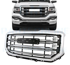 2016 2017 2018 2019 GMC Sierra 1500 Front Chrome Grille OEM 23249733 23496236 picture