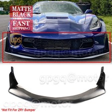 For Corvette C7 Z06 Stingray 2014-2019 ZR1 Style Matte Front Bumper Lip Splitter picture
