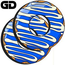 GripDonuts.com® Premium Grip Donuts for Dirt Bike Motorcycle BMX - Blue Swirl picture