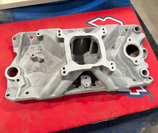 EdelBrock Torker 2725 Small Block Chevy I take Manifold Vintage picture