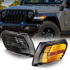 Newest For Jeep Wrangler JL Fender Side Marker Lights Turn Signal Parking Lamp picture