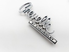 1pc Chrome For 1970 Chevelle By Logo Trunk 3M Adhesive Emblem 9834999 picture