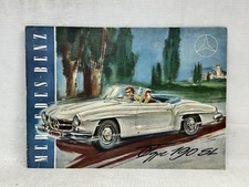 1955 Mercedes-Benz Type 190 SL ORIGINAL Sales Brochure in English 190SL Roadster picture