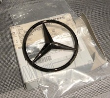 Genuine Mercedes C Class W206 Rear Black Star Emblem Badge 2068174600 Night Pack picture