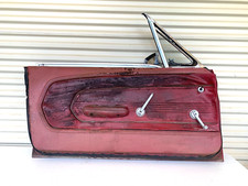 67-68 Ford Mustang Door Driver Side Coupe Convertible Fastback Red # picture