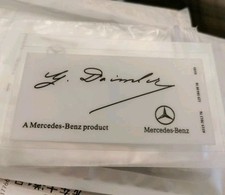 Mercedes Front Windshield G Daimler Signature Sticker Decal Genuine 6515-7013 76 picture