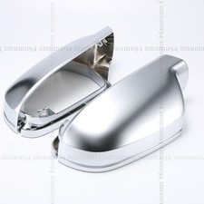 For Audi A3 8P A4 A5 B8.5 S5 RS3 RS4 RS5 Silver Rearview Mirror Cover Cap Pair picture