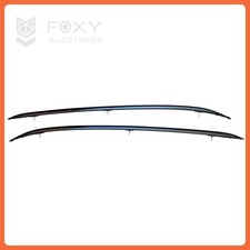 11-17 BMW X3 F25 Roof Rails Left & Right Driver Passenger Set Pair Bar Black OEM picture