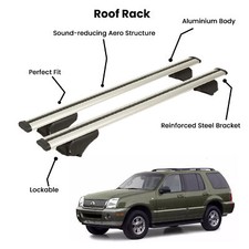 2 Pcs Silver Cross Bars for  MINI CLUBMAN SW 2007-2014 picture