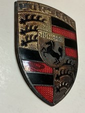 Vintage Porsche Enamel Crest Emblem Badge for hood picture