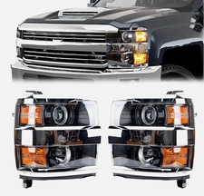 For 2015-2019 Chevy Silverado 2500HD 3500HD Projector Headlights Left& Right picture