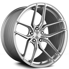 19x8.5/19x10 Stance Wheels SF03 Brush Silver Rims (4pcs) picture