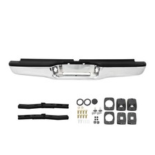 Complete Steel Rear Step Bumper Assembly For Toyota Tacoma 1995-2004 Chrome picture