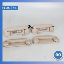 2007 Jaguar X350 X358 XJ8 VDP Interior Roof Grip Handle Set Beige OEM picture