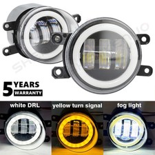 2x Front Bumper LED Fog Lights DRL Halo Driving Lamp For Toyota Camry 2007-2014 picture