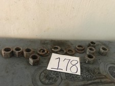 HARLEY FLATHEAD 45 WL WLA SERVI-CAR OEM CYLINDER BASE NUTS AND WASHERS 7839 picture